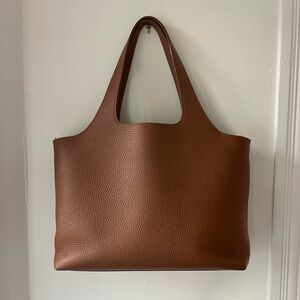 Cuyana System Tote 13-Inch, Dark Chestnut